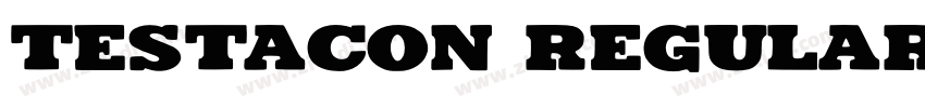 Testacon Regular字体转换
